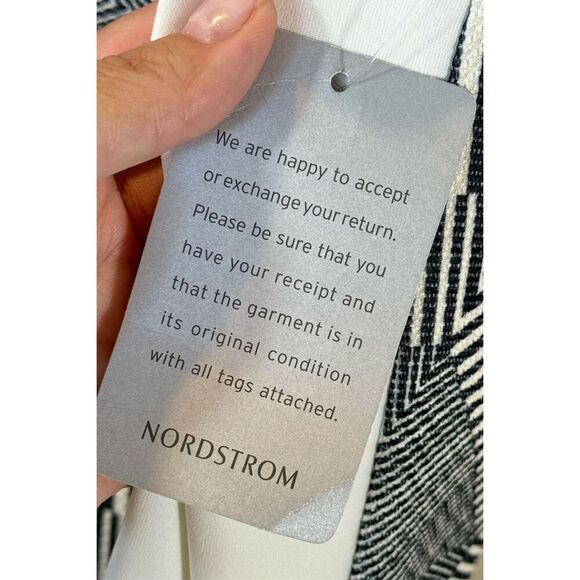 NWT Adelyn Rae Geometric Print Sheath Black & White Mini Dress  Large Women's - Picture 6 of 10